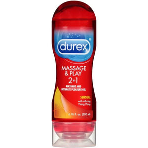 Durex Massage & Play 2 in 1 Sensual Ylang Ylang - 6.76 Fl. Oz. / 200 ml - MyPleasure