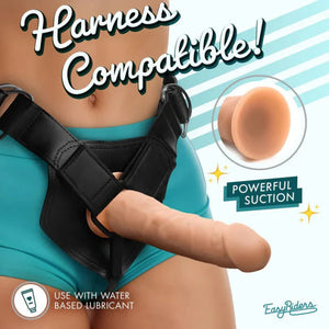 Easy Riders 7&quot; Silicone Dildo - Medium - MyPleasure