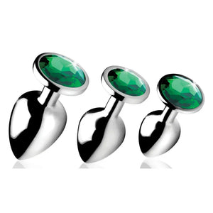 Emerald Gem Anal Plug Set - MyPleasure