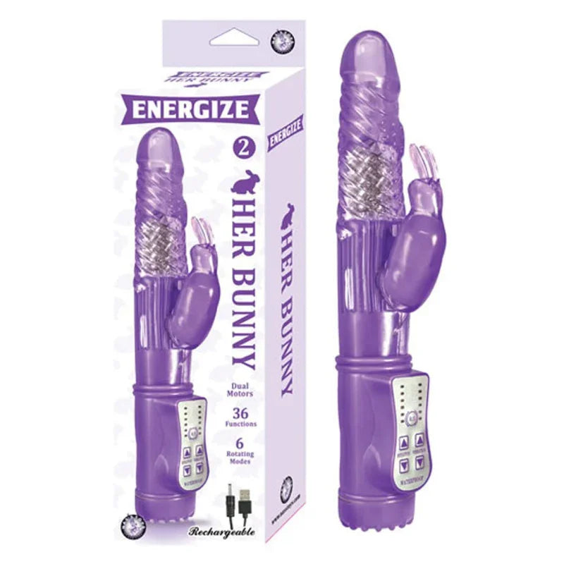 Energize Her Bunny 2 - Purple - MyPleasure