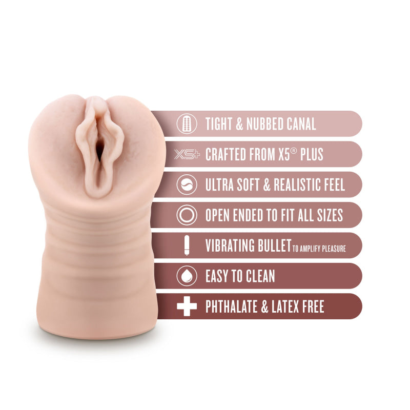 Enlust - Destini - Vibrating Stroker - Beige