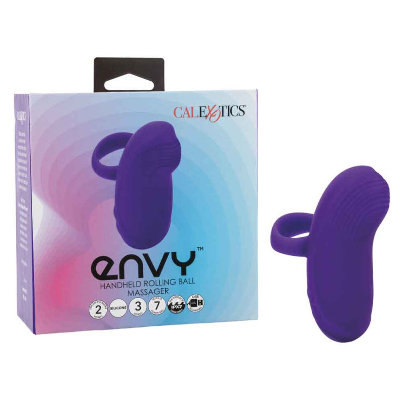 Envy Handheld Rolling Ball Massager - Purple