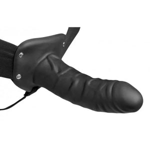 Erection Assist Hollow Strap on - Black - MyPleasure