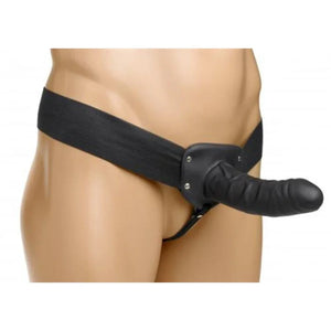 Erection Assist Hollow Strap on - Black - MyPleasure