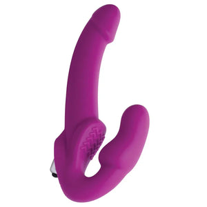 Evoke Vibrating Strapless Silicone Strap-on Dildo - MyPleasure