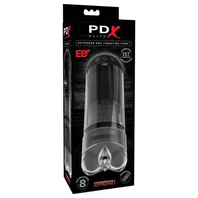 Extender Pro Vibrating Penis Pump - MyPleasure