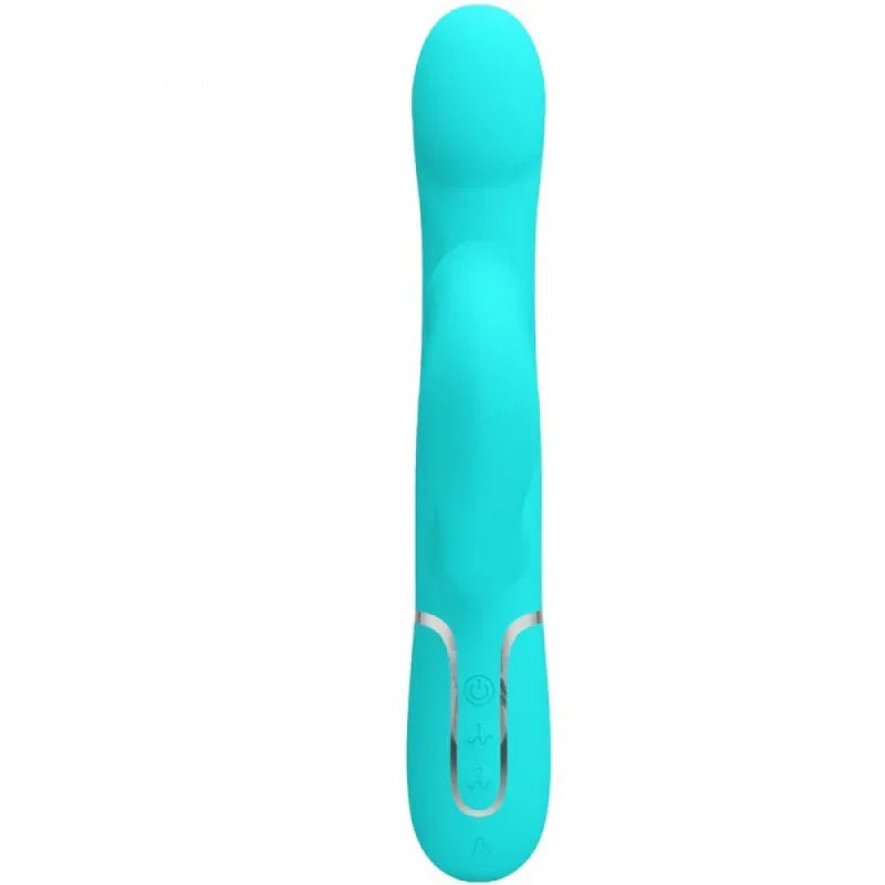 Falin Rabbit Vibrator Pearls - Turquoise - MyPleasure