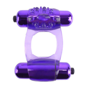 Fantasy C-Ringz Duo-Vibrating Super Ring Purple - MyPleasure