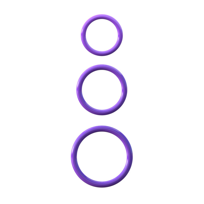 Fantasy C-Ringz Silicone Piece Stamina Set  - Purple