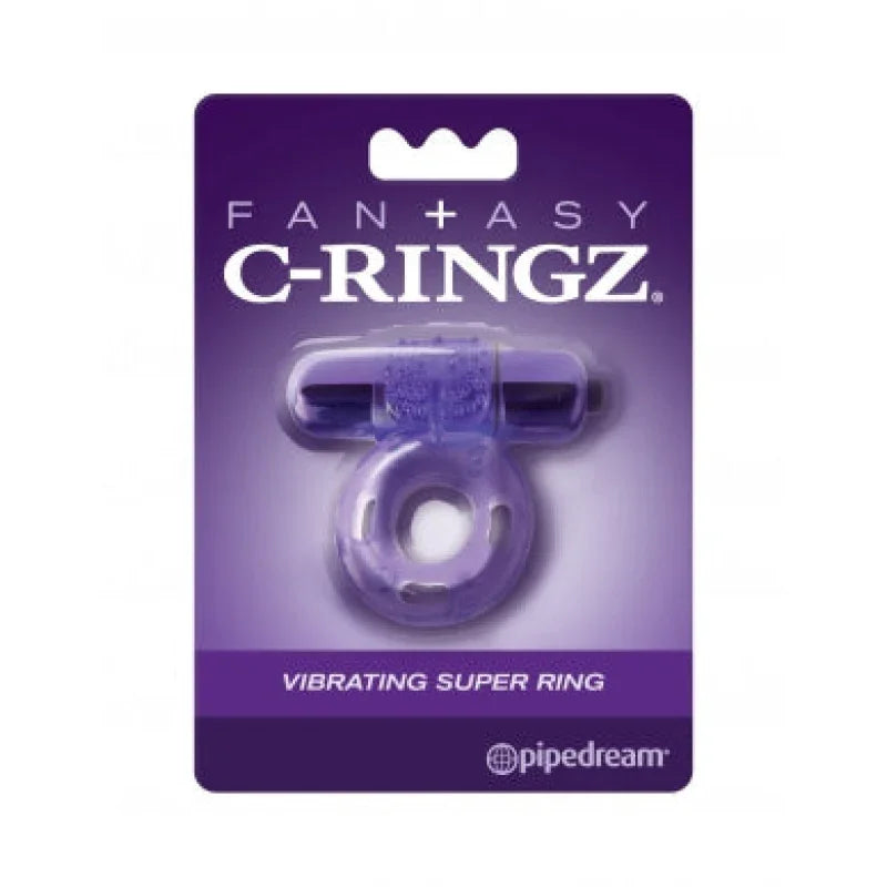 Fantasy C-Ringz Vibrating Super Ring Purple - MyPleasure