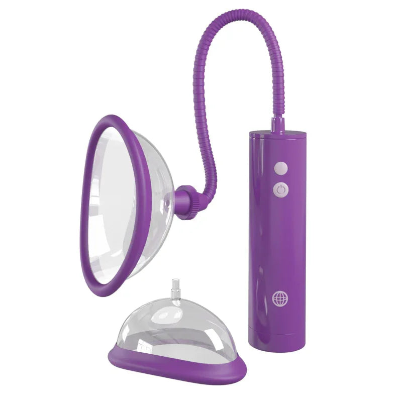 Fantasy for Her Rechargeable Pleasure Pump Kit - Purple - MyPleasure