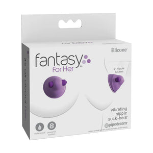 Fantasy for Her Vibrating Nipple Suck-Hers 2" - MyPleasure
