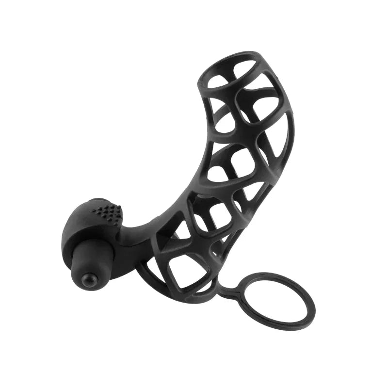 Fantasy X-Tensions Extreme Silicone Power Cage - Black - MyPleasure