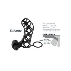 Fantasy X-Tensions Extreme Silicone Power Cage - Black - MyPleasure