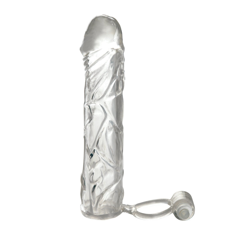 Fantasy X-Tensions Vibrating Super Sleeve - Clear