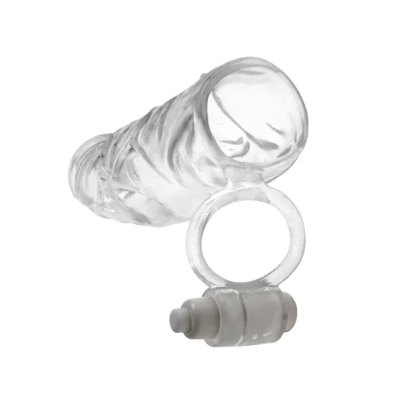Fantasy X-Tensions Vibrating Super Sleeve - Clear - MyPleasure