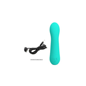 Faun Rechargeable Vibrator - Turquoise - MyPleasure