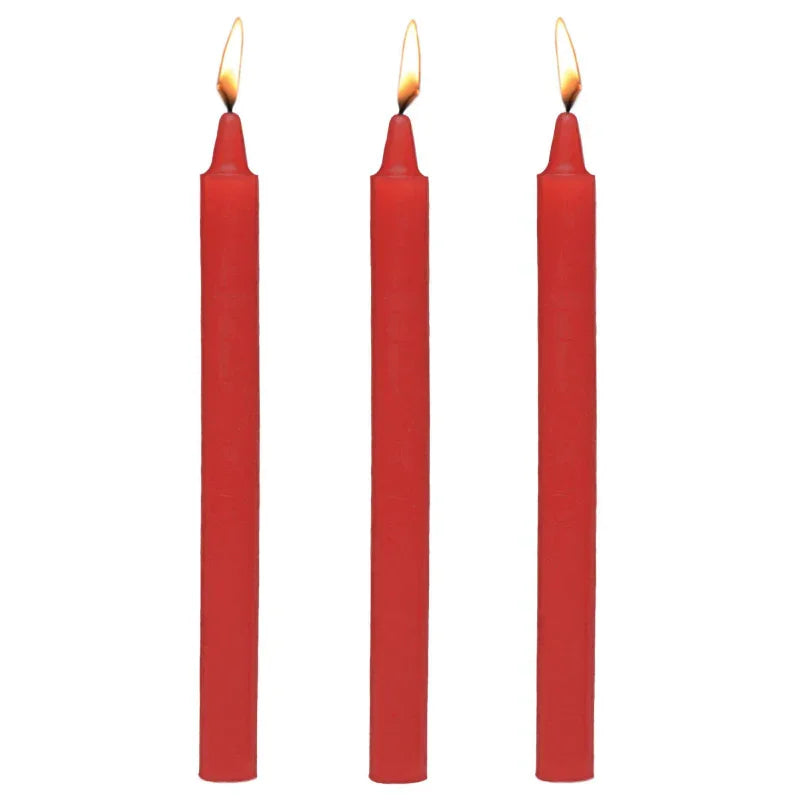 Fetish Drip Candles 3pk - Red - MyPleasure
