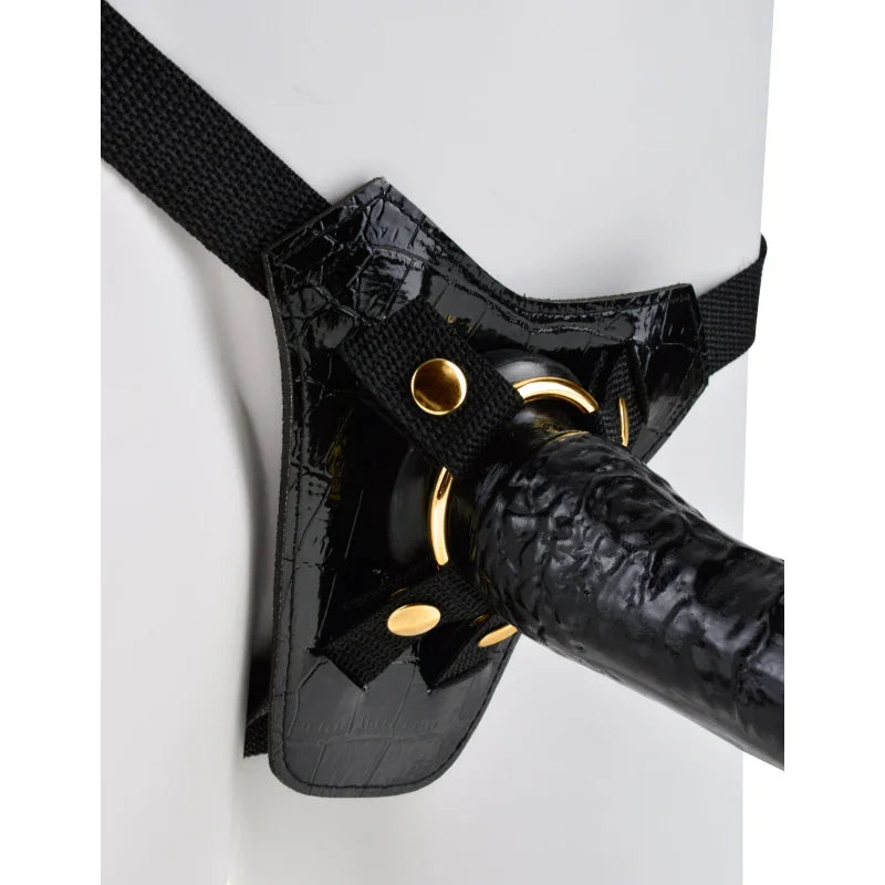 Fetish Fantasy Gold Designer Strap-on - Black - MyPleasure