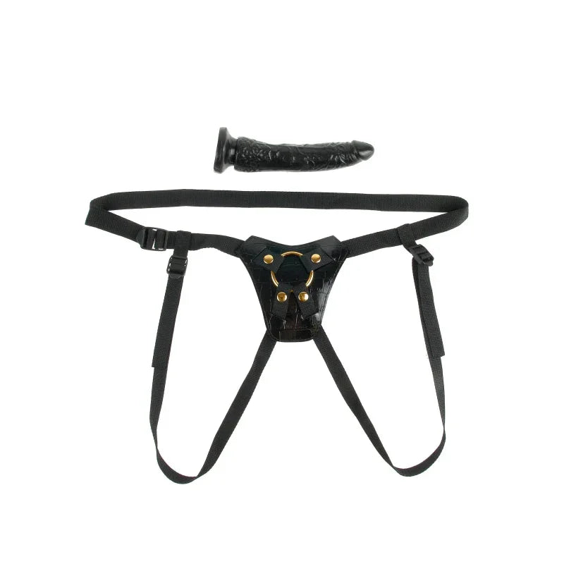 Fetish Fantasy Gold Designer Strap-on - Black - MyPleasure
