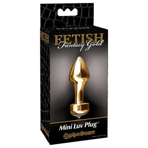 Fetish Fantasy Gold Mini Luv Plug - Gold - MyPleasure