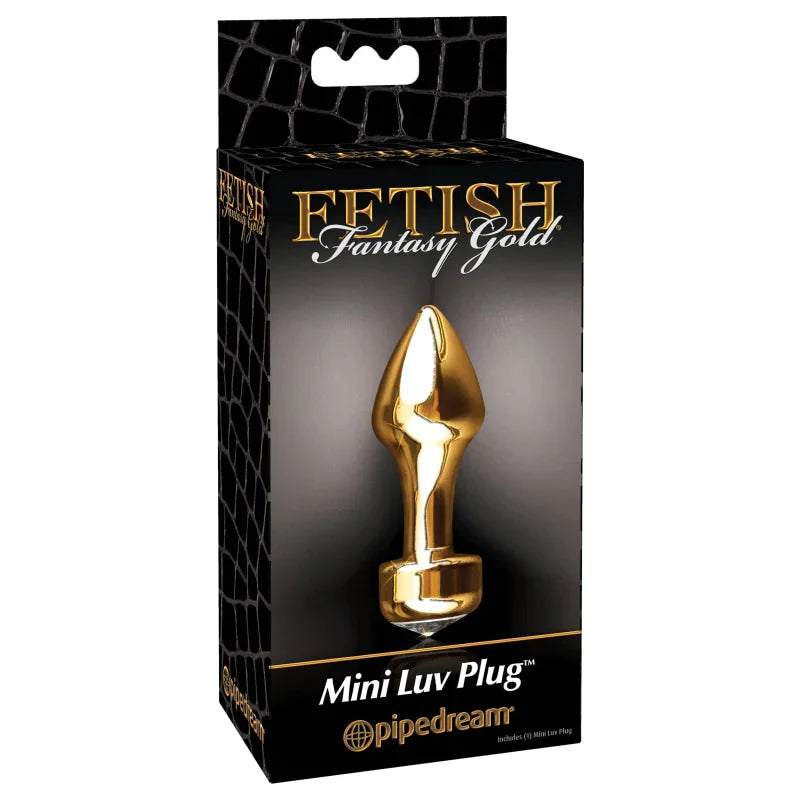 Fetish Fantasy Gold Mini Luv Plug - Gold - MyPleasure