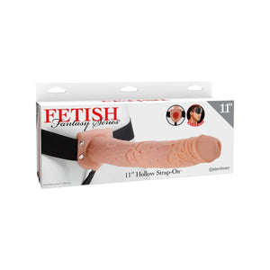 Fetish Fantasy Series 11 Inch Hollow Strap-on - Flesh - MyPleasure