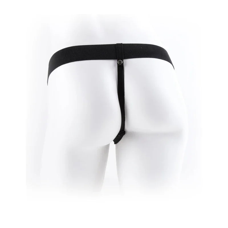 Fetish Fantasy Series 9-Inch Hollow Strap-on With Balls - Brown - MyPleasure