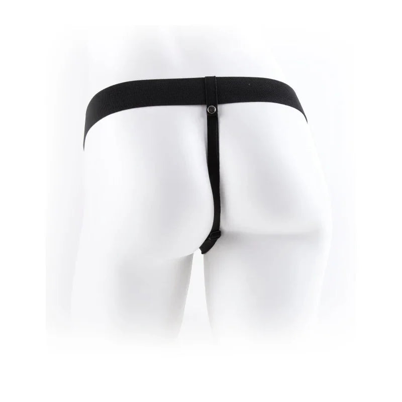 Fetish Fantasy Series 9 Inch Vibrating Hollow Strap-on With Balls - Flesh - MyPleasure