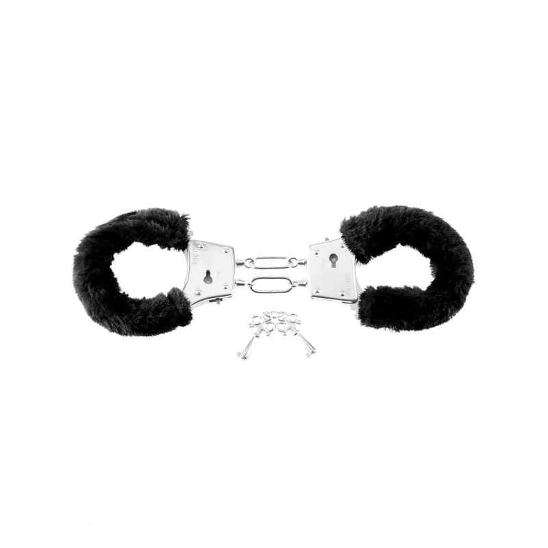 Fetish Fantasy Series Beginner's Furry Cuffs - Black