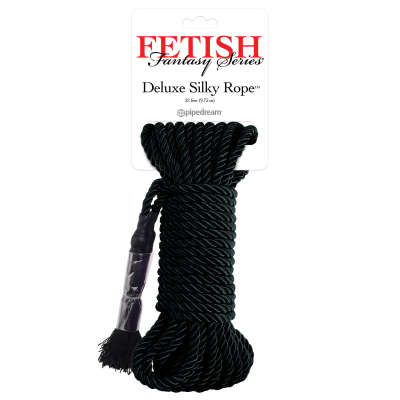 Fetish Fantasy Series Deluxe Silky Rope - Black