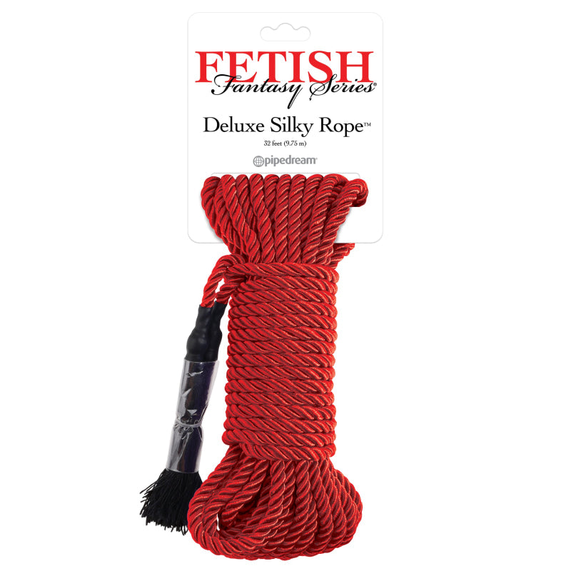 Fetish Fantasy Series Deluxe Silky Rope - Red