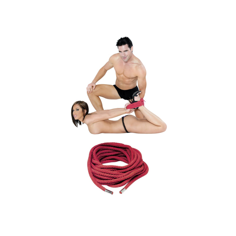 Fetish Fantasy Series Japanese Silk Rope - Red