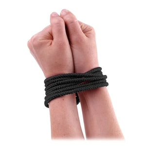 Fetish Fantasy Series Mini Silk Rope - Black - MyPleasure