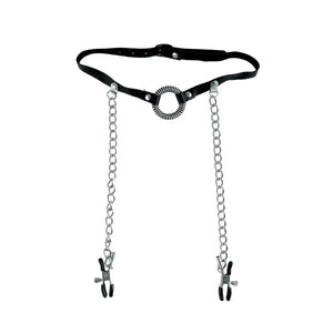 Fetish Fantasy Series O-Ring Gag & Nipple Clamps - MyPleasure