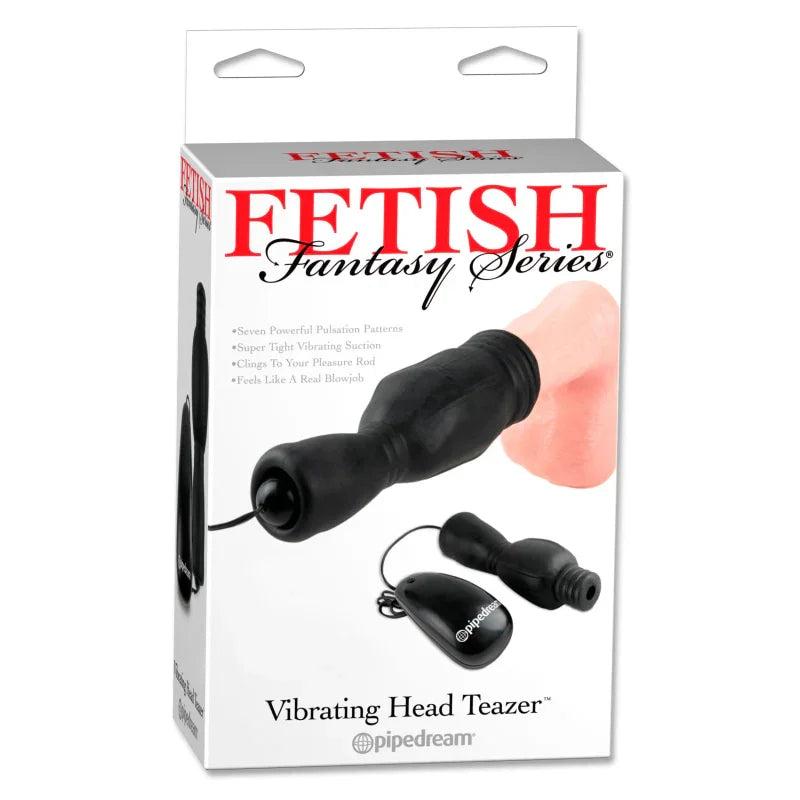 Fetish Fantasy Series Vibrating Head Teazer - Black - MyPleasure