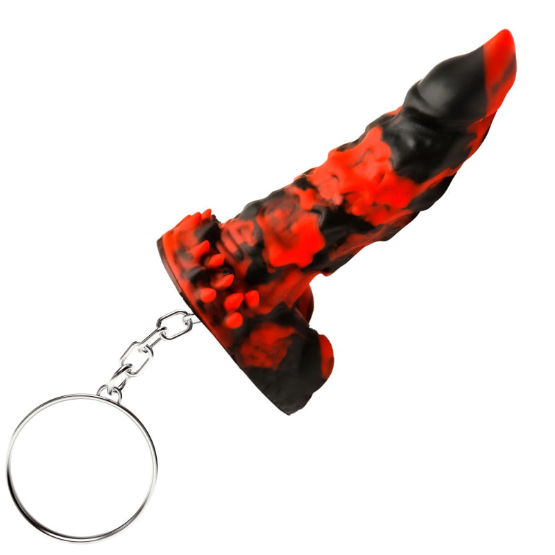 Fire Demon Keychain - Red/black