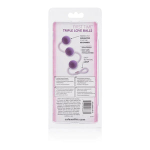 First Time Love Balls Triple Lovers - Purple - MyPleasure