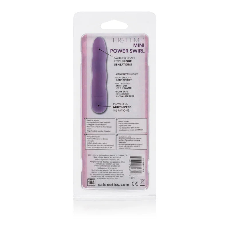 First Time Mini Power Swirl - Purple - MyPleasure