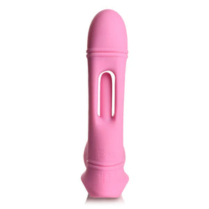 Flickers G-Flick Flicking G-Spot Vibrator With Remote - Pink - MyPleasure