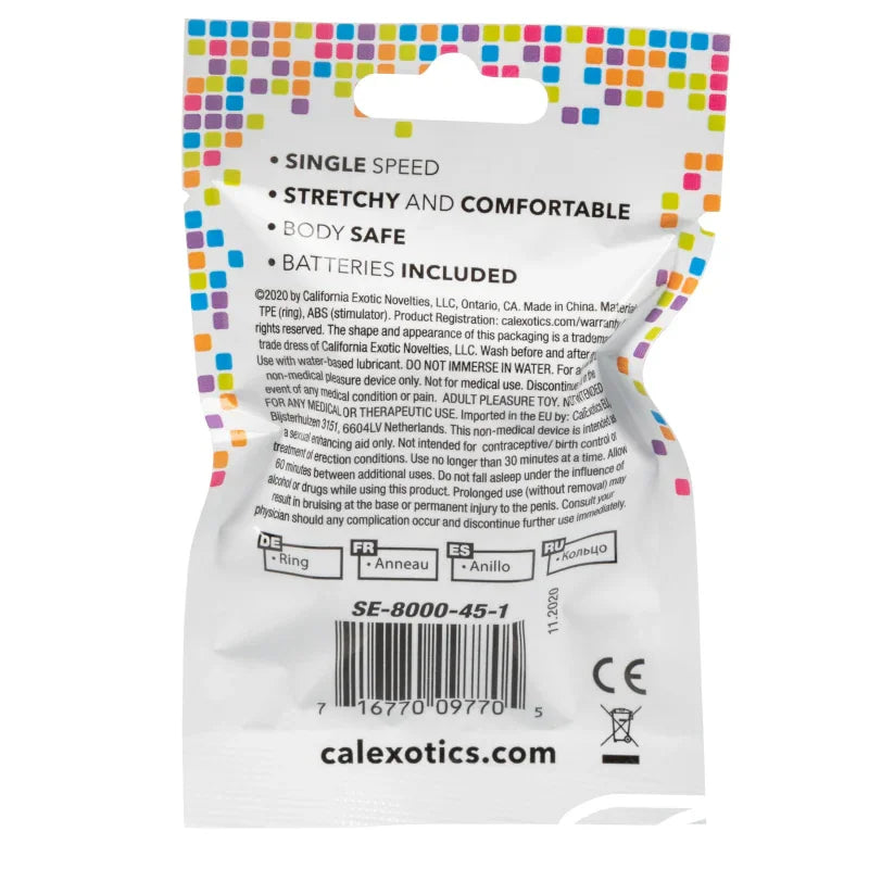 Foil Pack Vibrating Ring - Blue - MyPleasure