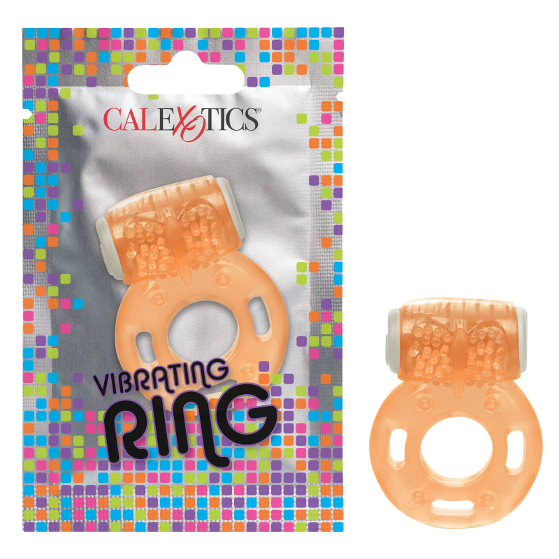 Foil Pack Vibrating Ring - Orange