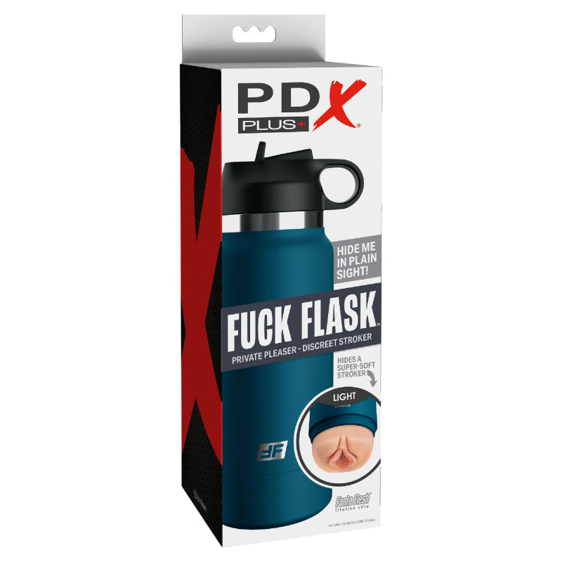 Fuck Flask - Private Pleaser - Blue Bottle - Light