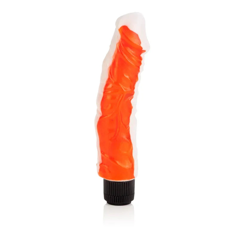 Funky Jelly Vibe 8 Inches - Orange/green - MyPleasure