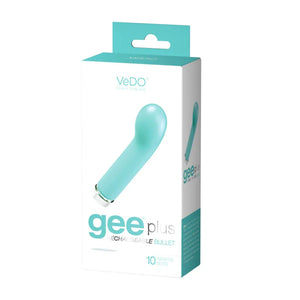 Gee Plus Rechargeable Mini Vibe - Tease Me Turquoise - MyPleasure