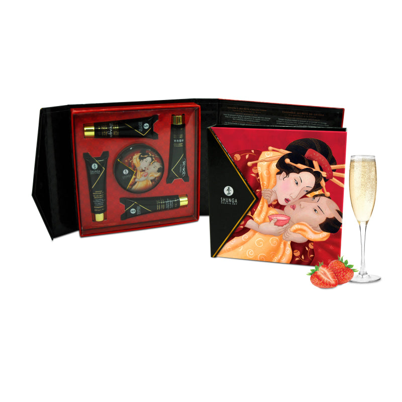 Geisha's Secrets Gift Set - Sparkling Strawberry  Wine