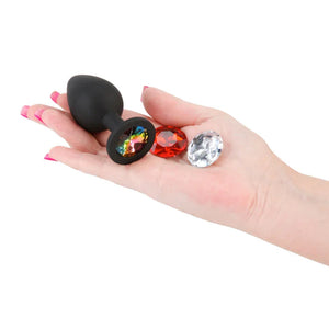 Glams Xchange Round - Medium - Black - MyPleasure