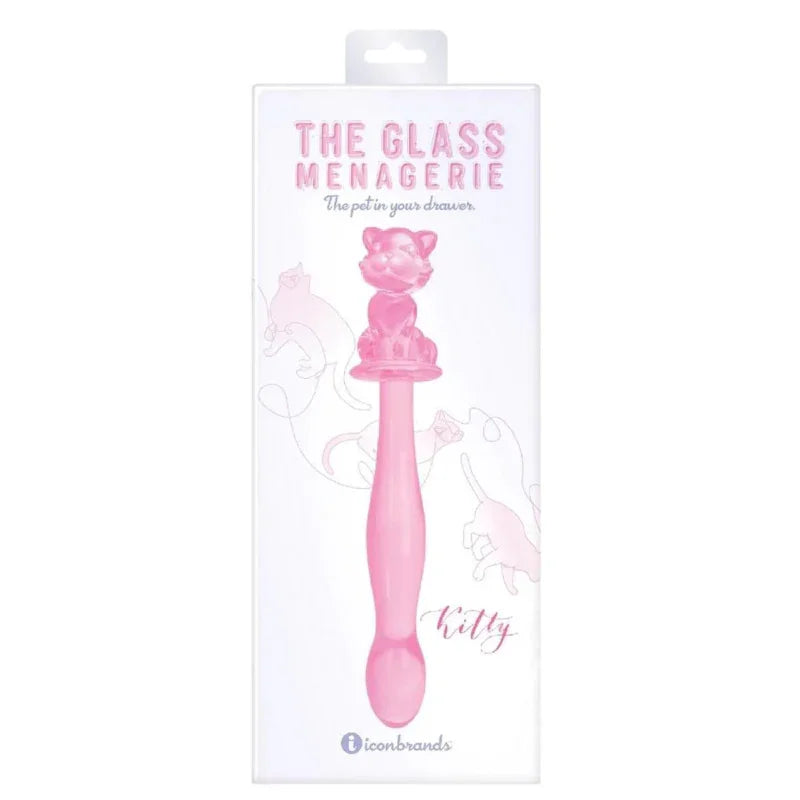Glass Menagerie - Kitty Dildo - Pink - MyPleasure