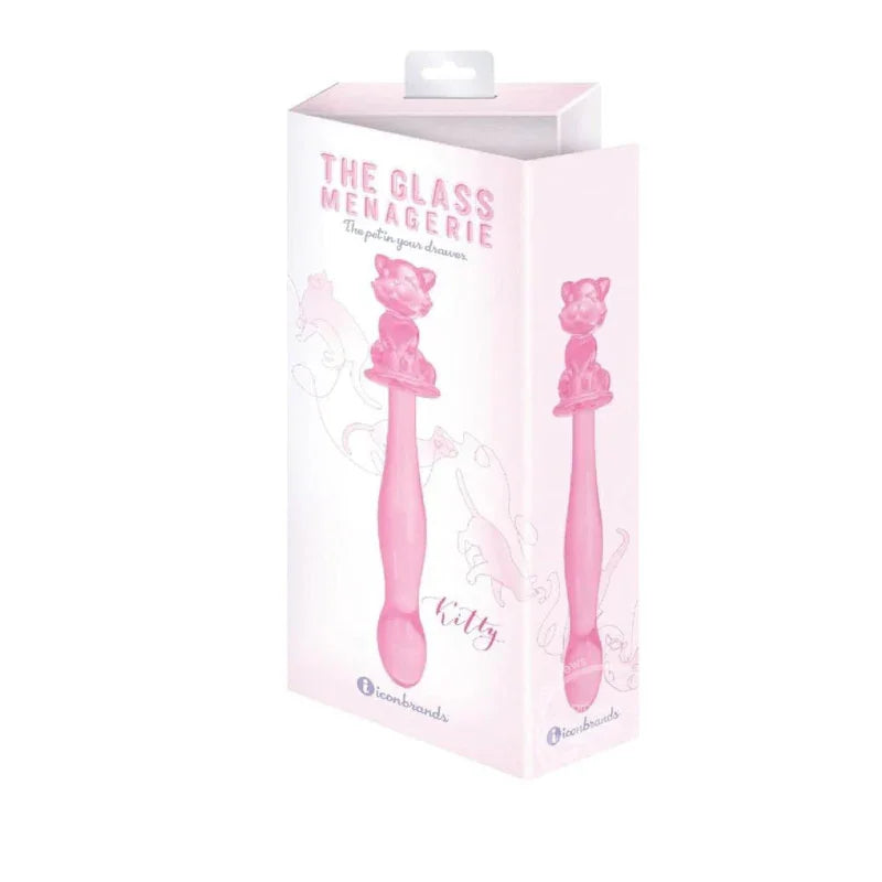 Glass Menagerie - Kitty Dildo - Pink - MyPleasure