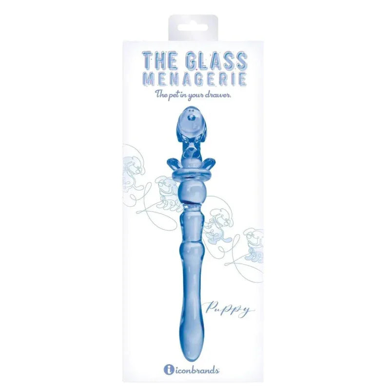 Glass Menagerie - Puppy Dildo - Blue - MyPleasure